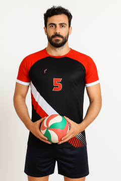 Ev 12 Voleybol Forması-SİYAH