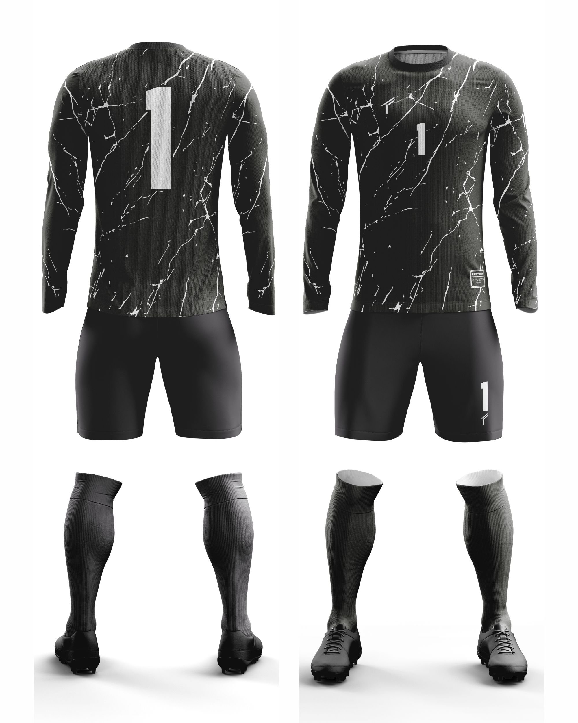 Freysport Marble Kaleci Forma MİNİ Seti