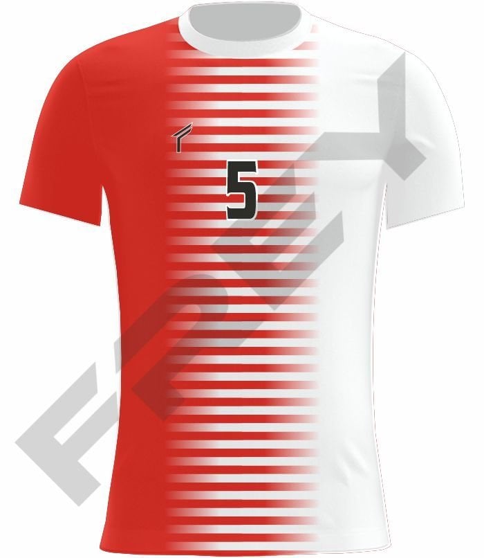 Ev 10 Voleybol Forması KIRMIZI-BEYAZ