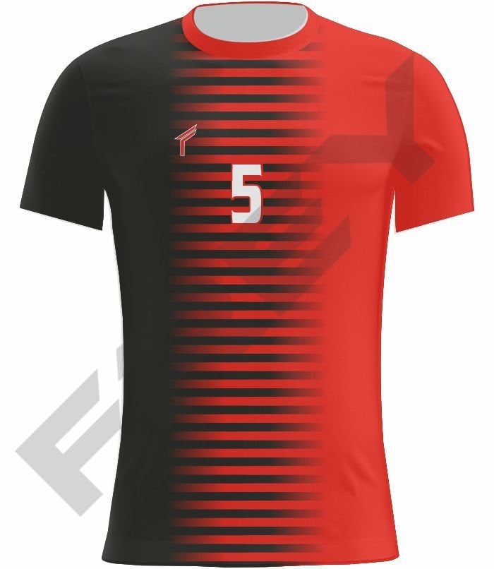 Ev 10 Voleybol Forması KIRMIZI-SİYAH