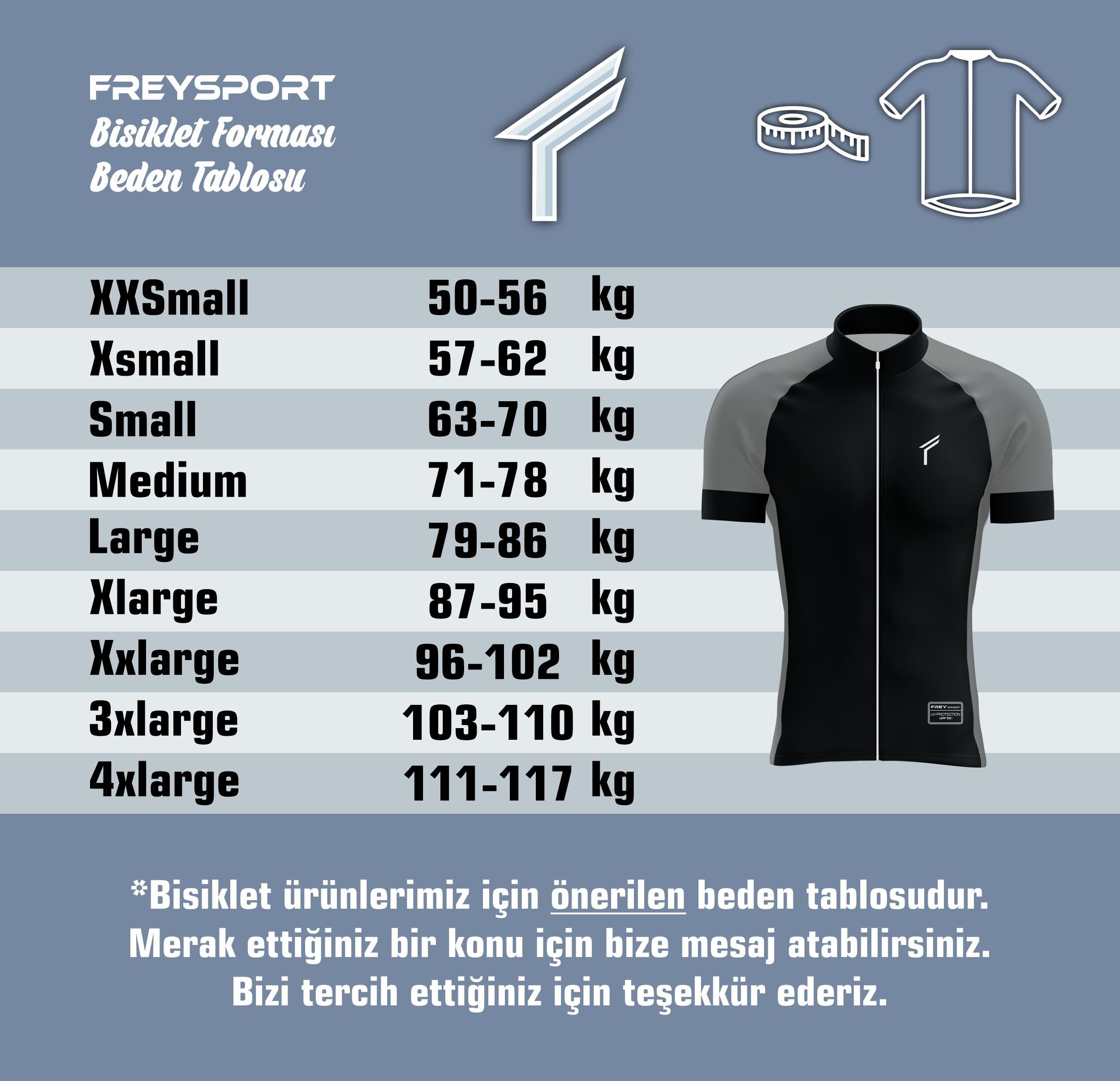 Freysport Skull Kışlık Bisiklet Forması