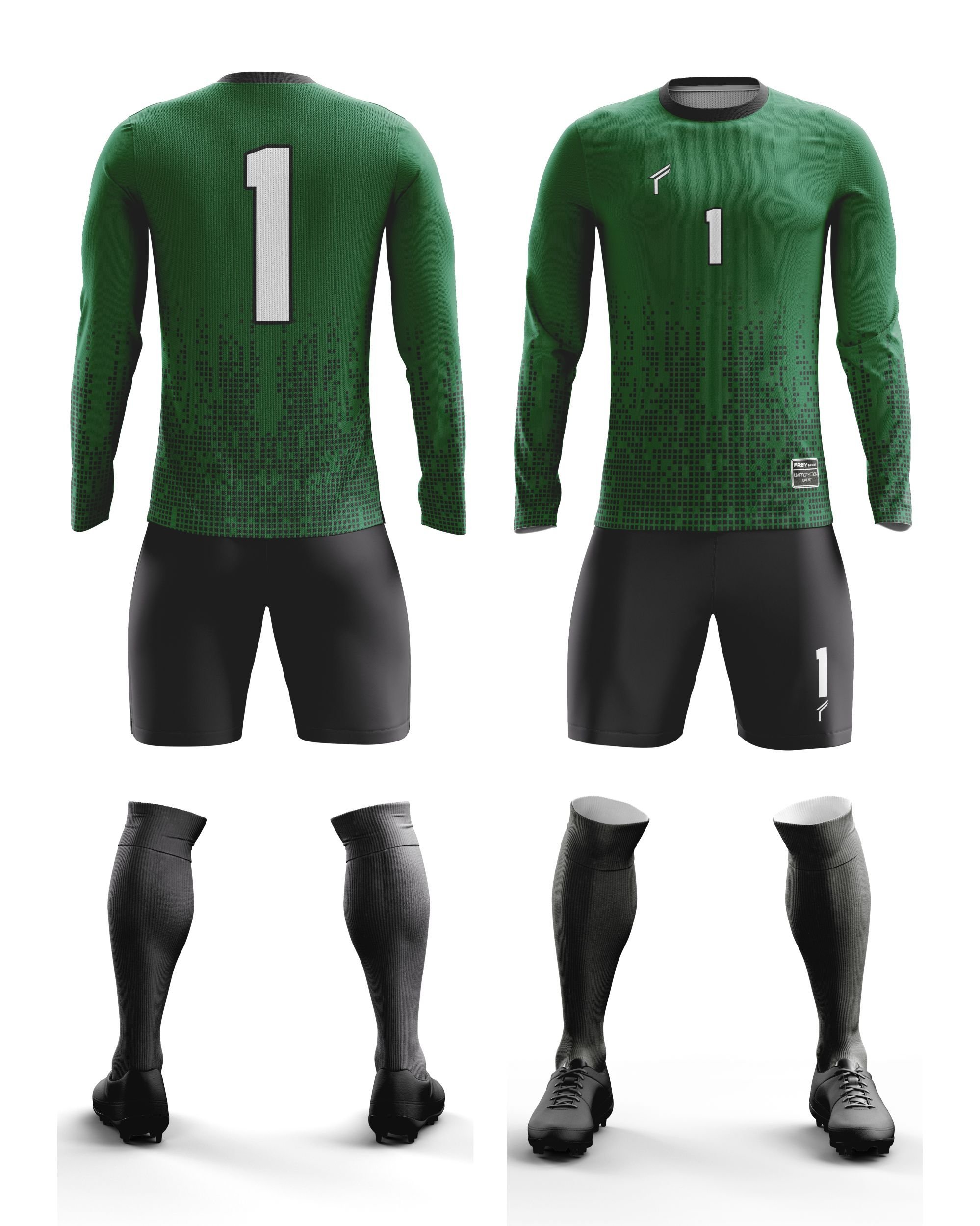 Freysport Fleck Süngersiz Kaleci Forma Seti