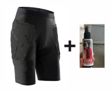 Kaleci Tayt Full Likra Pedli Kısa Siyah