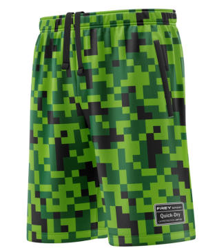 Freysport Kamuflaj Günlük Şort( 4XL Beden Outlet)