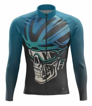 Freysport Skull Yazlık Uzun Kollu Bisiklet Forması