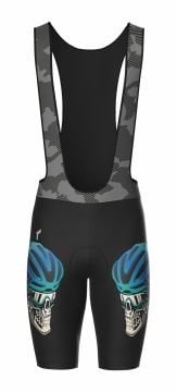 Freysport Skull Kısa Askılı Bisiklet Taytı - TM 8 Saatlik Ped