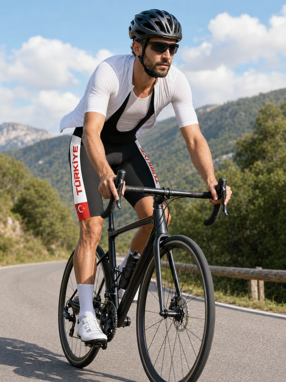 Freysport Kısa Askılı TÜRKİYE Bisiklet Taytı(TR-ASKILI)