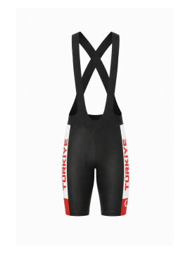 Freysport Kısa Askılı Kadın TÜRKİYE Bisiklet Taytı(TR-ASKILI-Kadınlara Özel Tasarım Pedli)