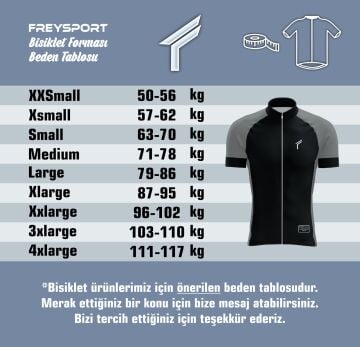 Freysport Beyaz Bisiklet forması