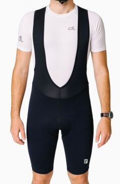 Freysport Siyah Kısa Askılı Bisiklet Taytı - TM 8 Saatlik Ped