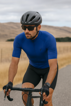 Freysport Saks Mavi Bisiklet Forması