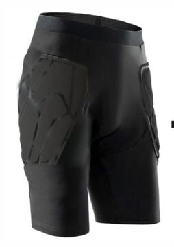 Kaleci Tayt Full Likra Pedli Kısa Siyah