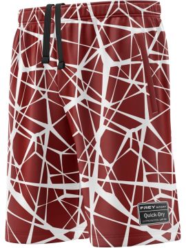 Webb Günlük ŞortGünlük Şort MODEL-2(BORDO-BEYAZ)
