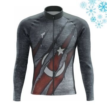 Freysport Ay Yıldız Kışlık Bisiklet Forması