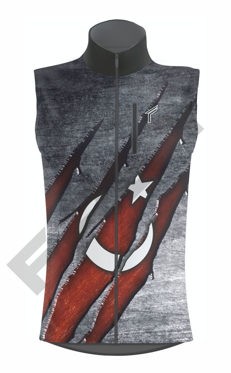 Freysport Ayyıldız Bisiklet Yeleği (Kalın Kumaş)