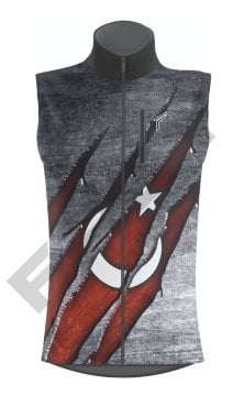 Freysport Ayyıldız Bisiklet Yeleği (Kalın Kumaş)