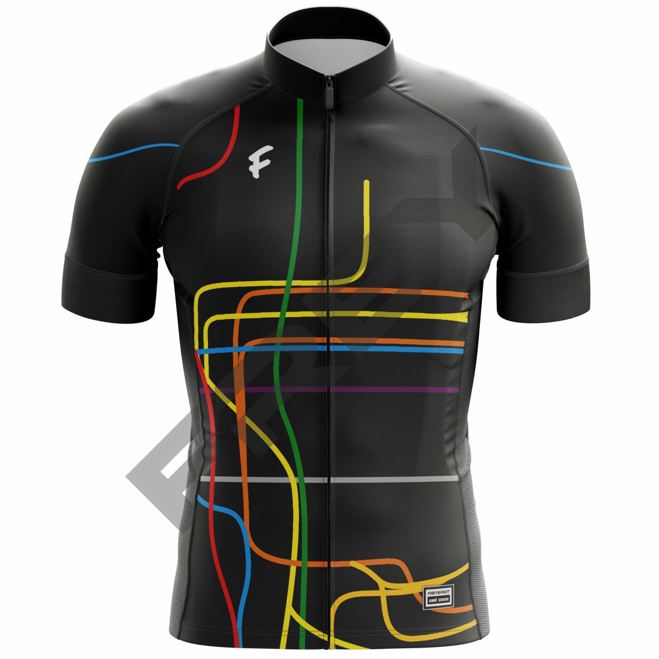 Freysport Lefty Black Bisiklet Forması