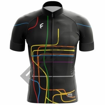 Freysport Lefty Black Bisiklet Forması