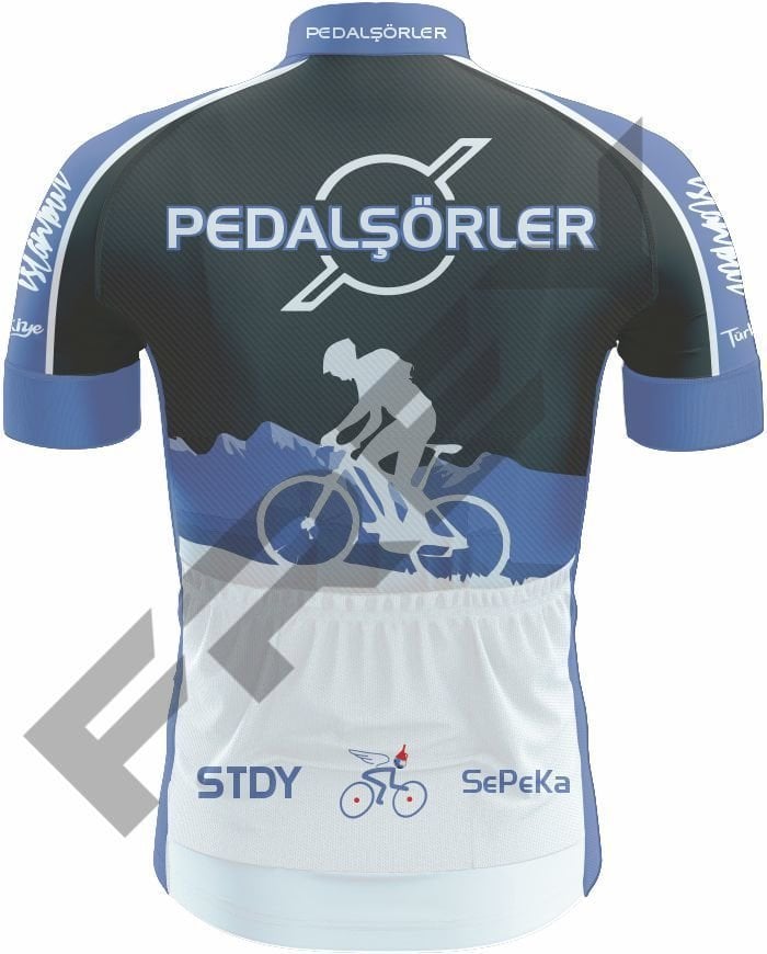Pedalşörler Bisiklet Forması (siyah)