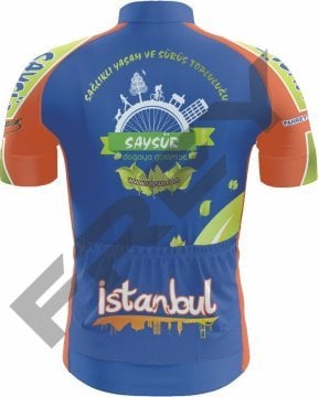 Saysür Mavi Bisiklet Forması