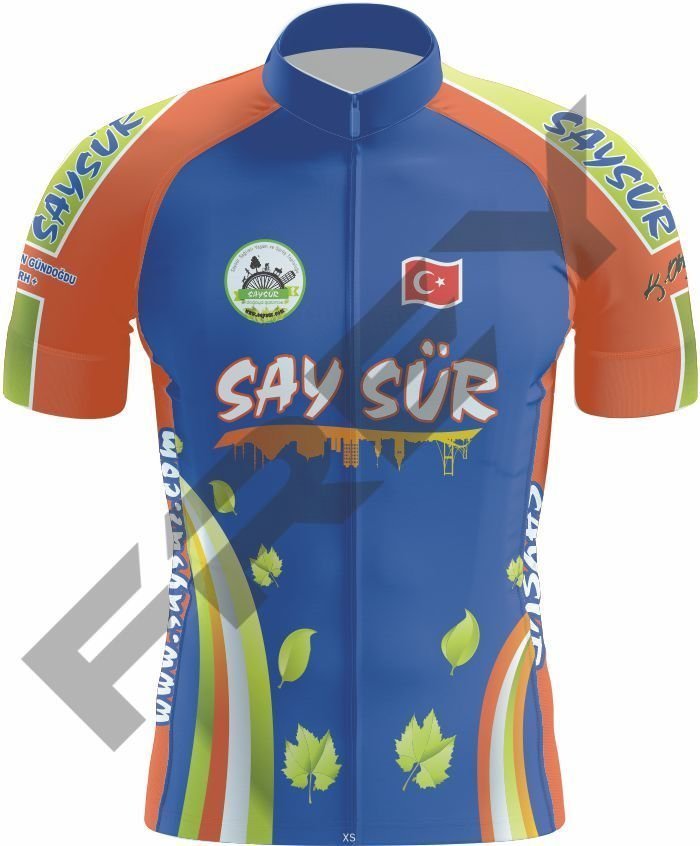 Saysür Mavi Bisiklet Forması