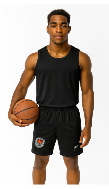 Freysport Basketbol Şortu Siyah (6XL Beden Outlet)